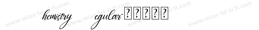CK Chemistry Regular字体转换